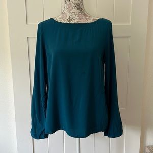 Maeve by Anthropologie. Teal blouse size 6